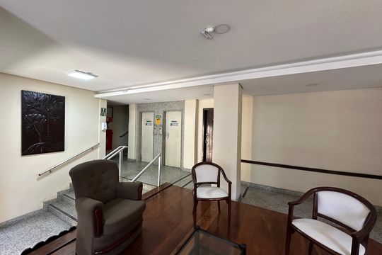 Hall de entrada de apartamento para alugar com 3 quartos, 103m² em Itararé, São Vicente