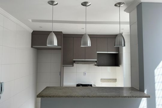 Cozinha de apartamento para alugar com 2 quartos, 40m² em Vila Nova Alianca, Jacareí