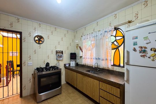 Cozinha  de casa para alugar com 1 quarto, 55m² em Jardim Borborema, São Bernardo do Campo