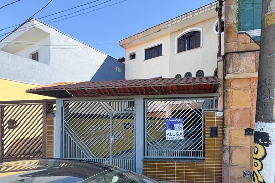 Fachada de casa para alugar com 1 quarto, 55m² em Jardim Borborema, São Bernardo do Campo