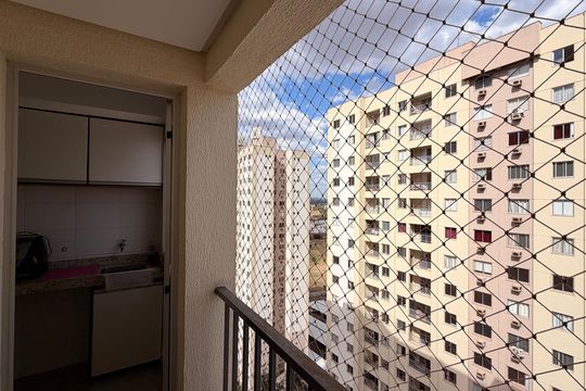 Sacada de apartamento para alugar com 3 quartos, 65m² em Vila Alzira, Aparecida de Goiânia