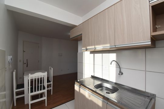 Cozinha de apartamento para alugar com 2 quartos, 48m² em Rio Pequeno, São José dos Pinhais