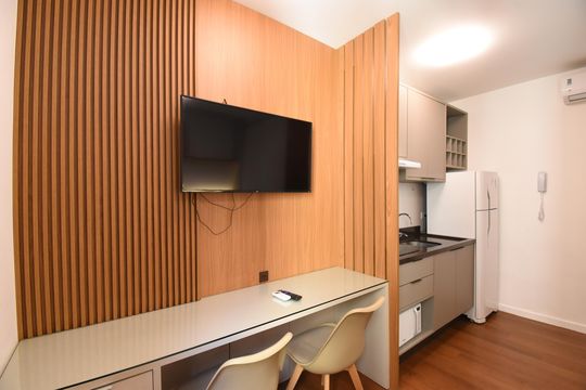 Studio de kitnet/studio para alugar com 1 quarto, 20m² em Centro Batel, Curitiba