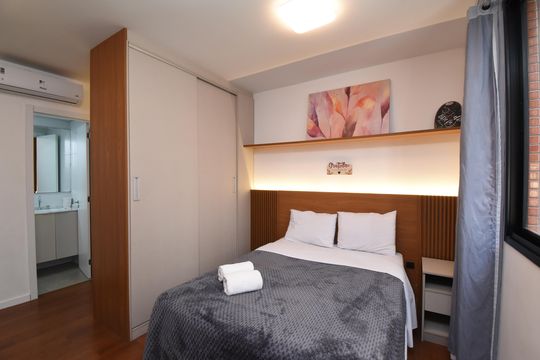 Studio de kitnet/studio para alugar com 1 quarto, 20m² em Centro Batel, Curitiba