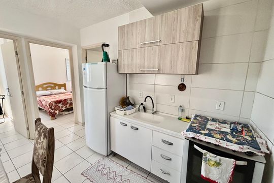 Cozinha  de apartamento para alugar com 2 quartos, 51m² em Lageado, Ferraz de Vasconcelos