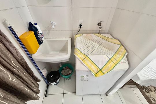 Área de serviço  de apartamento para alugar com 2 quartos, 42m² em Lageado, Ferraz de Vasconcelos