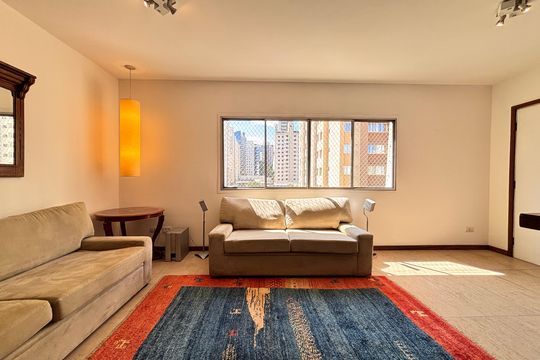 Sala de apartamento para alugar com 2 quartos, 98m² em Vila Olímpia, São Paulo