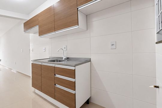 Cozinha de casa para alugar com 2 quartos, 52m² em Alto Aririu, Palhoça