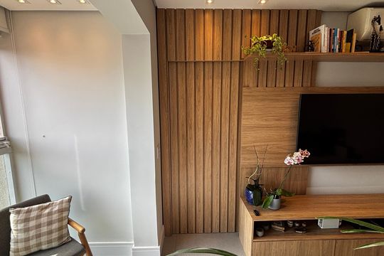 Sala - Sala de Jantar de apartamento à venda com 2 quartos, 73m² em Vila Eldizia, Santo André