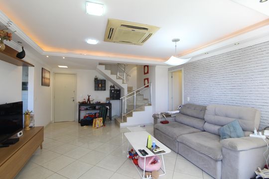 Sala 1 de apartamento para alugar com 3 quartos, 220m² em Barra Olímpica, Rio de Janeiro