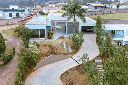 Vista de casa de condomínio à venda com 5 quartos, 667m² em Parque Residencial Maison Blanche, Valinhos