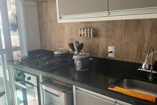 Cozinha de apartamento para alugar com 3 quartos, 72m² em Vila Barros, Guarulhos