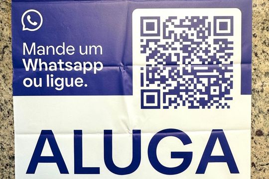 Placa de apartamento para alugar com 1 quarto, 32m² em Copacabana, Rio de Janeiro