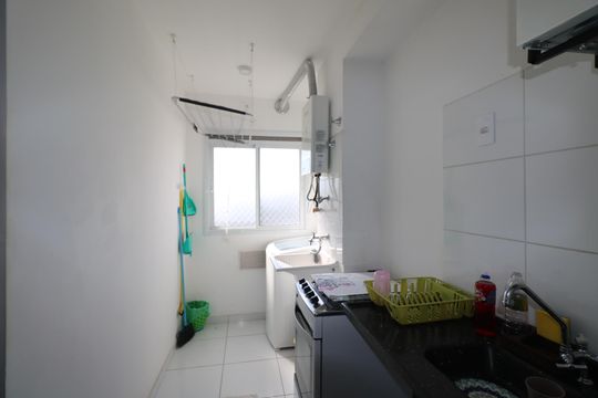 Cozinha de apartamento para alugar com 2 quartos, 46m² em Campanário, Diadema