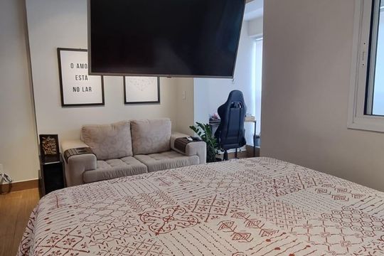Quarto de apartamento à venda com 1 quarto, 37m² em Centro, Guarulhos