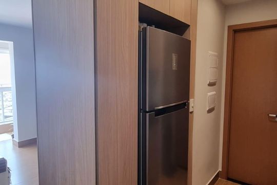 Cozinha de apartamento à venda com 1 quarto, 37m² em Centro, Guarulhos