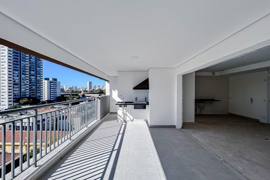 Varanda de apartamento à venda com 3 quartos, 119m² em Vila Zilda, São Paulo