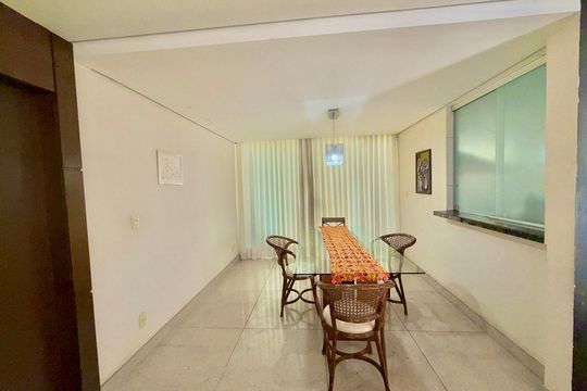 Sala de jantar de apartamento à venda com 4 quartos, 180m² em Pampulha, Belo Horizonte