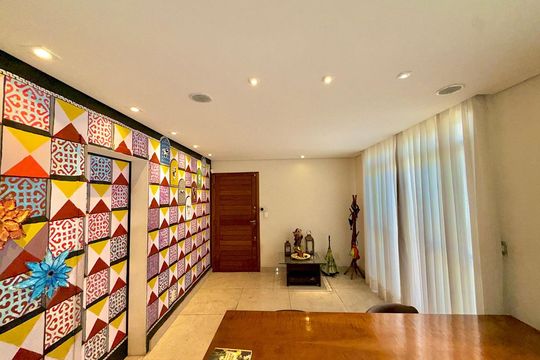 Sala de apartamento à venda com 4 quartos, 180m² em Pampulha, Belo Horizonte