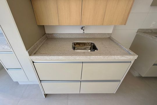 Área de Serviço de apartamento à venda com 2 quartos, 59m² em Santo Amaro, São Paulo
