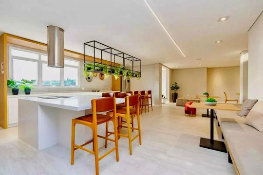 Salão de Festas de apartamento à venda com 2 quartos, 59m² em Santo Amaro, São Paulo