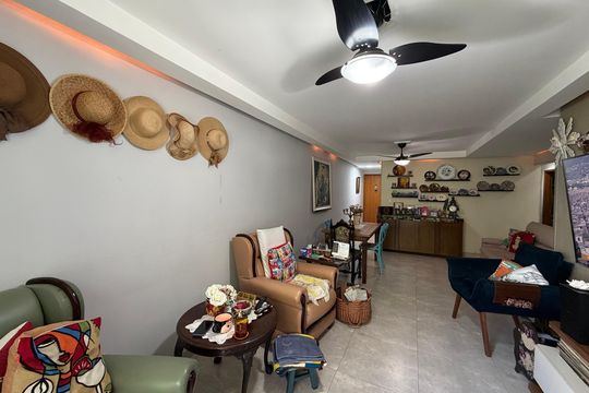 Sala de apartamento à venda com 3 quartos, 110m² em Jacarepaguá, Rio de Janeiro