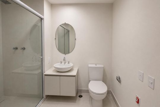 Banheiro de kitnet/studio à venda com 1 quarto, 25m² em Vila Aricanduva, São Paulo