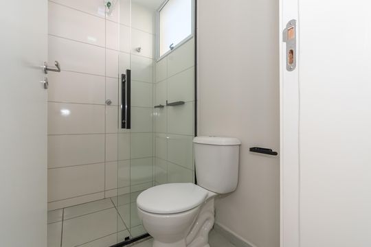 Banheiro da Suíte  de apartamento à venda com 2 quartos, 57m² em Jardim Bela Vista, Sumaré