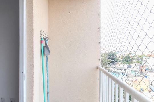 Varanda da Sala de apartamento para alugar com 2 quartos, 42m² em Jardim Lourdes, São Paulo