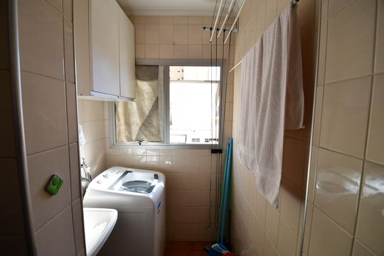 Área de Serviço de kitnet/studio para alugar com 1 quarto, 40m² em Vila Itapura, Campinas