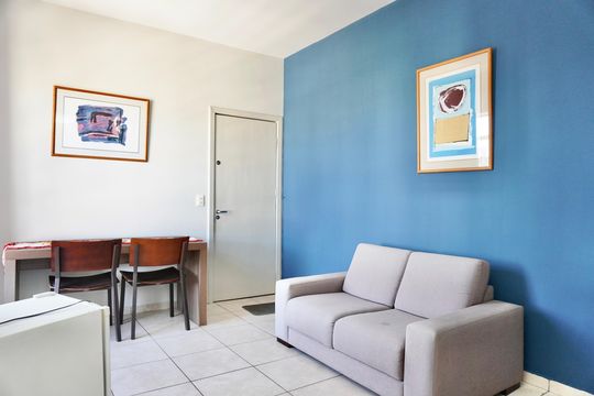 Sala  de kitnet/studio à venda com 1 quarto, 26m² em Santa Efigênia, Belo Horizonte
