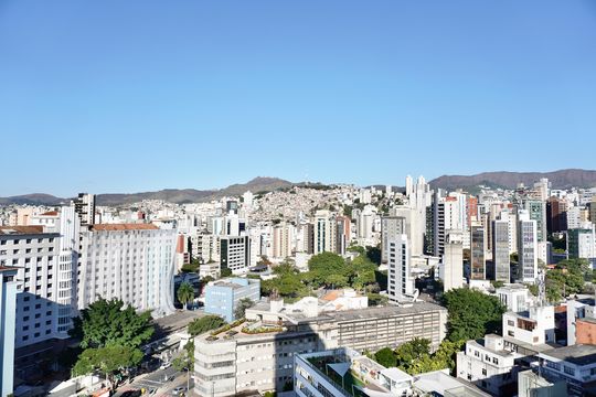 Vista de kitnet/studio à venda com 1 quarto, 26m² em Santa Efigênia, Belo Horizonte