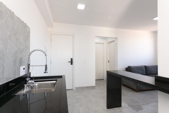 Cozinha de apartamento para alugar com 2 quartos, 38m² em Cidade Nova São Miguel, São Paulo