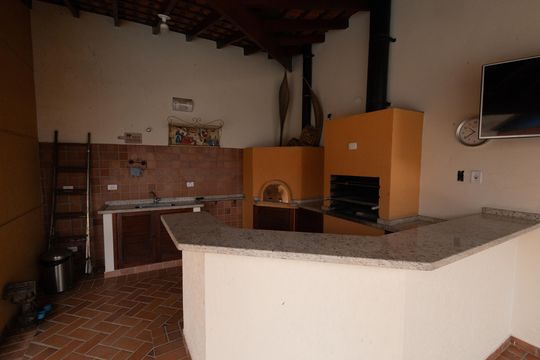 Churrasqueira de casa de condomínio para alugar com 4 quartos, 458m² em Residencial Sao Paulo, Jacareí