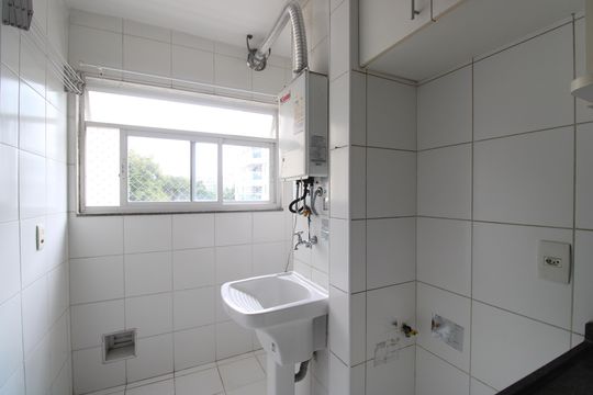 Área de serviço de apartamento à venda com 3 quartos, 74m² em Taquara, Rio de Janeiro