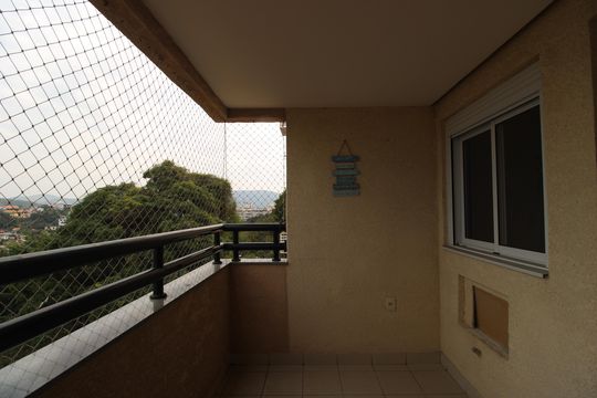Sala - Varanda de apartamento à venda com 3 quartos, 74m² em Taquara, Rio de Janeiro