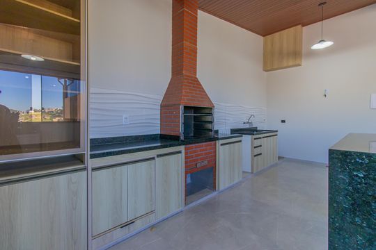 Sala/Cozinha de casa para alugar com 1 quarto, 70m² em Parque Santa Rita de Cassia, Cotia