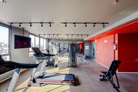 Área comum - Academia de kitnet/studio para alugar com 1 quarto, 25m² em Penha de França, São Paulo