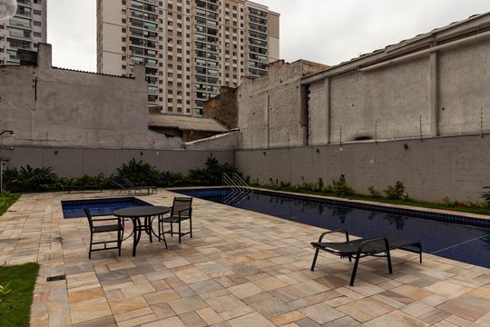 Área comum de apartamento para alugar com 1 quarto, 42m² em Barra Funda, São Paulo