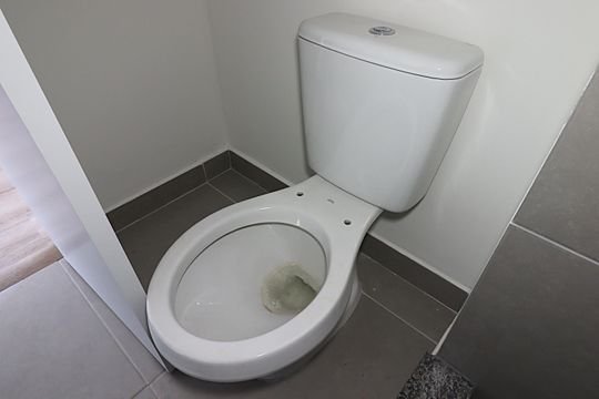 Banheiro de kitnet/studio à venda com 1 quarto, 29m² em Jardim do Salso, Porto Alegre