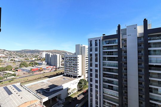 Vista do Espaço integrados de kitnet/studio à venda com 1 quarto, 29m² em Jardim do Salso, Porto Alegre