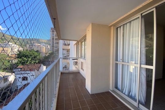 Varanda da Sala de apartamento à venda com 3 quartos, 119m² em Méier, Rio de Janeiro