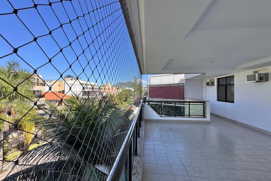 Varanda de apartamento para alugar com 3 quartos, 123m² em Recreio dos Bandeirantes, Rio de Janeiro