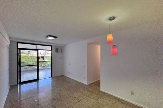 Sala de apartamento para alugar com 3 quartos, 123m² em Recreio dos Bandeirantes, Rio de Janeiro