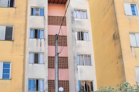 Fachada de apartamento à venda com 2 quartos, 47m² em Campanário, Diadema