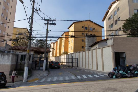 Fachada de apartamento à venda com 2 quartos, 47m² em Campanário, Diadema