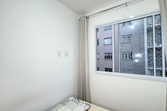 Quarto Suíte de apartamento para alugar com 1 quarto, 32m² em Jardim Caravelas, São Paulo