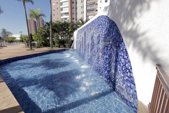 Área comum - Piscina de apartamento à venda com 2 quartos, 57m² em Vila Homero Thon, Santo André