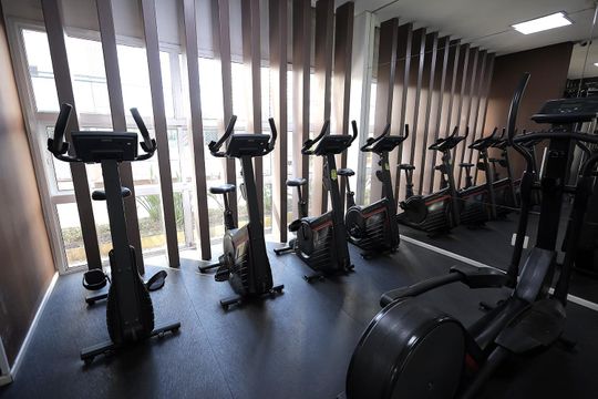 Área comum - Academia de apartamento à venda com 2 quartos, 57m² em Vila Homero Thon, Santo André