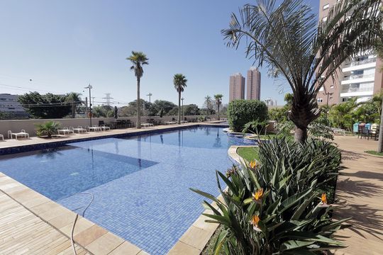 Área comum - Piscina de apartamento à venda com 2 quartos, 57m² em Vila Homero Thon, Santo André